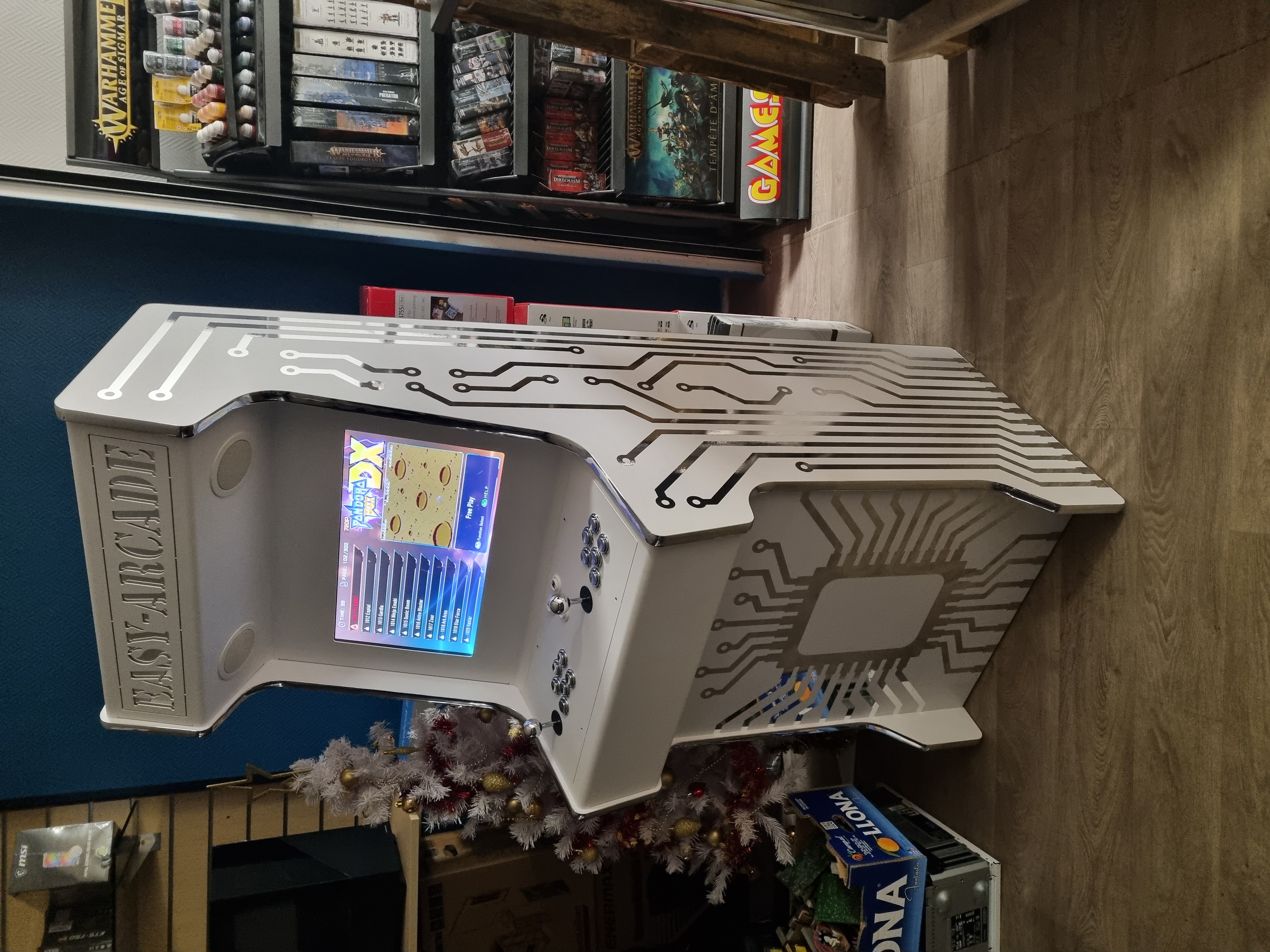 Borne arcade blanche circuit imprimé