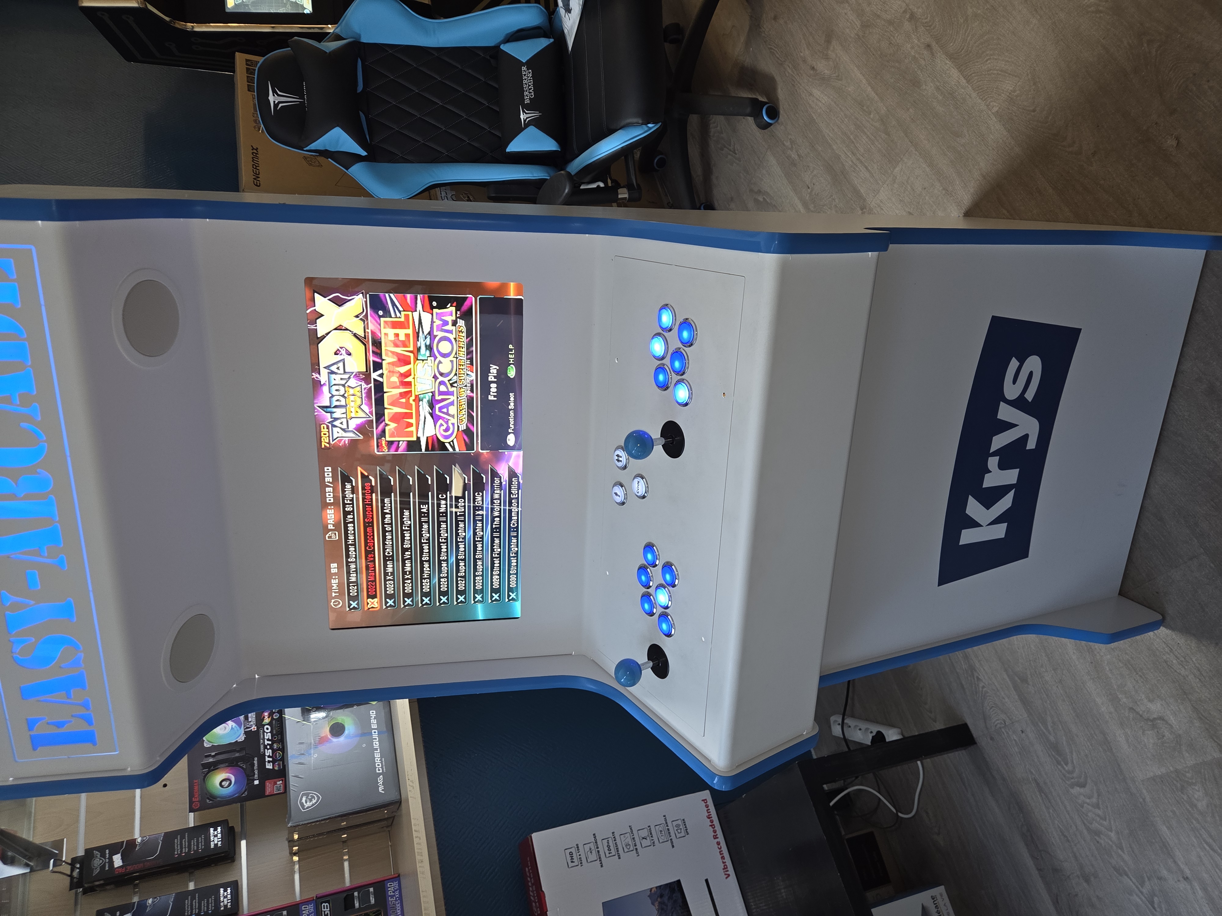 Borne arcade corporate personnalisée